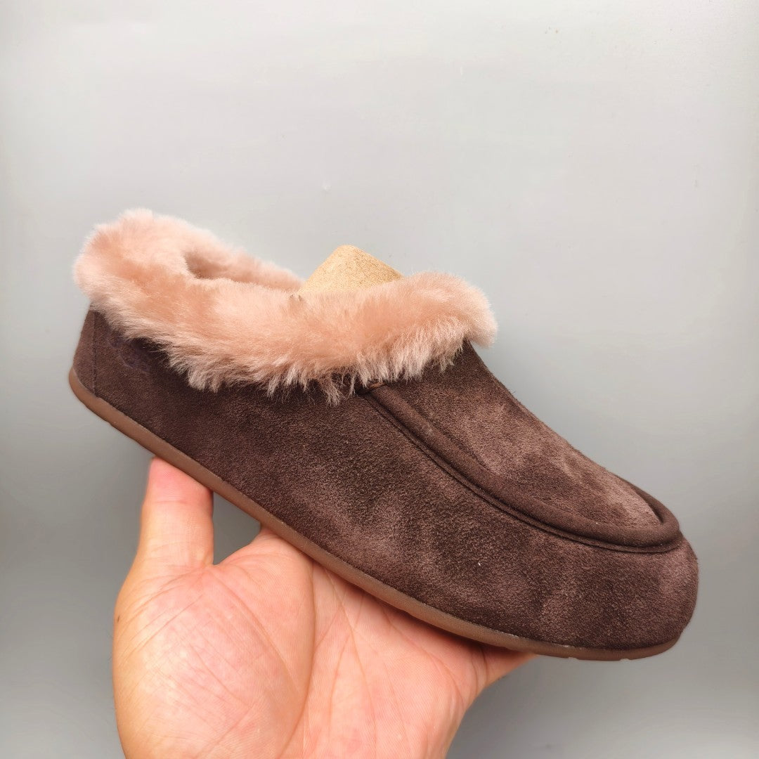 1391 Slip-On Casual Home Shoes – Chocolate Brown (In Stock)