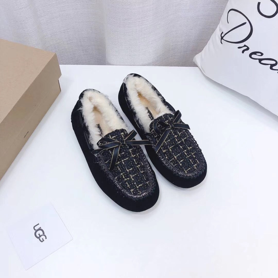5623 Chanel-Style Driving Shoes – Black (Boss Lady Edition)