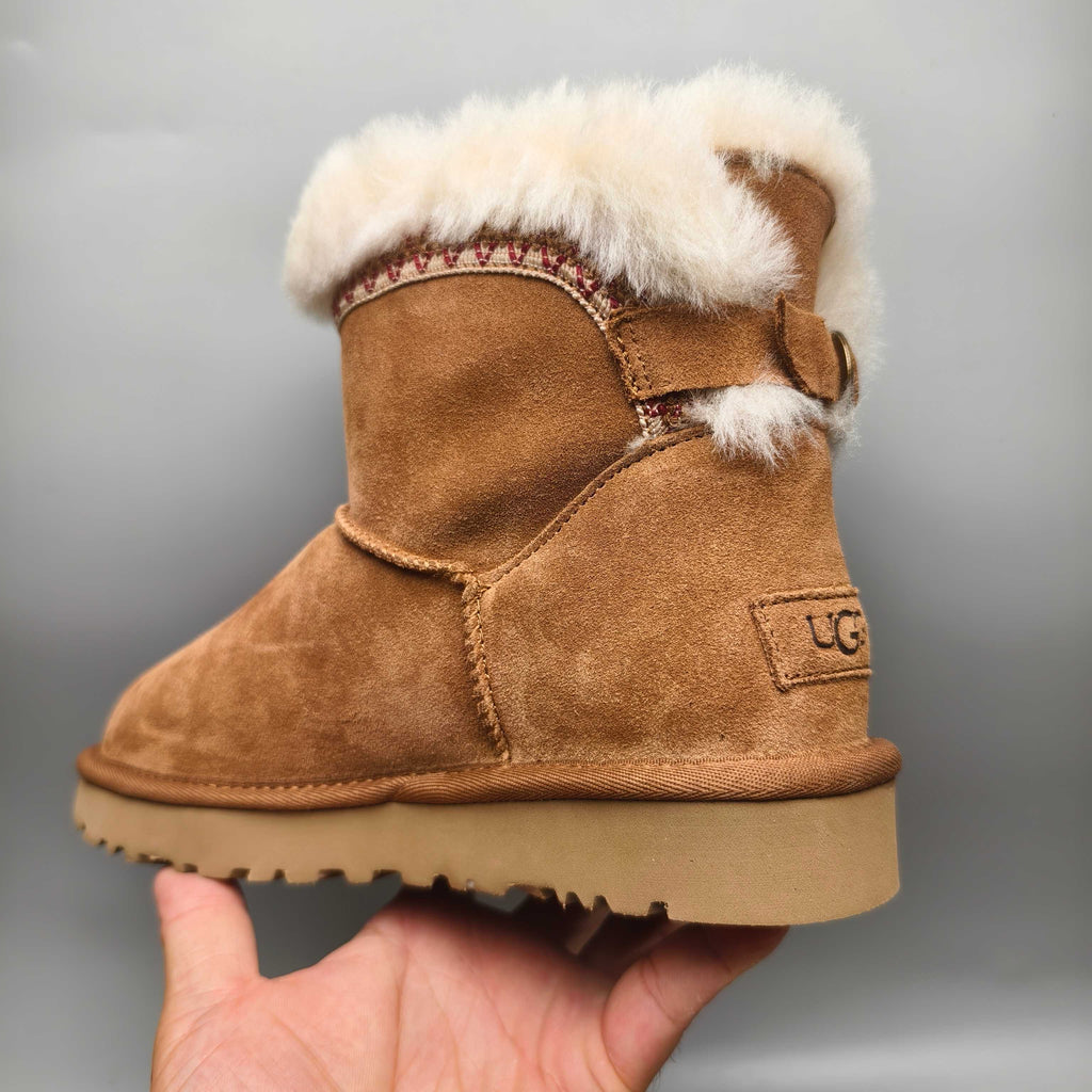 4517 Ethnic-Inspired Back-Strap Shoes – Chestnut (In Stock)