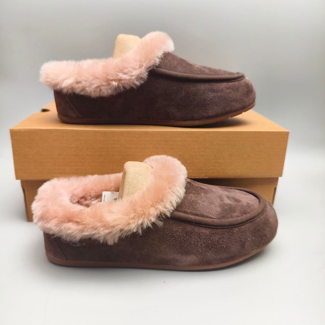 1391 Slip-On Casual Home Shoes – Chocolate Brown (In Stock)