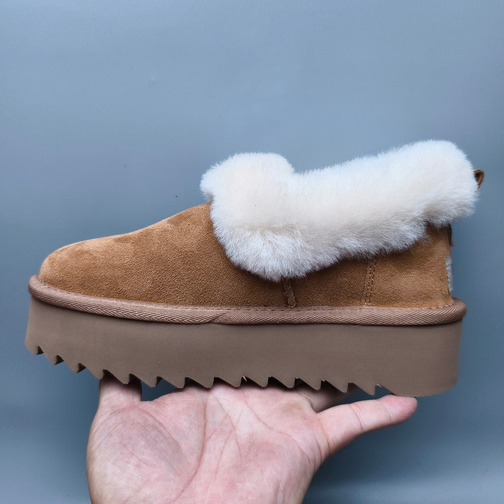 6733 Chunky Sole Casual Shoes – Chestnut (In Stock)