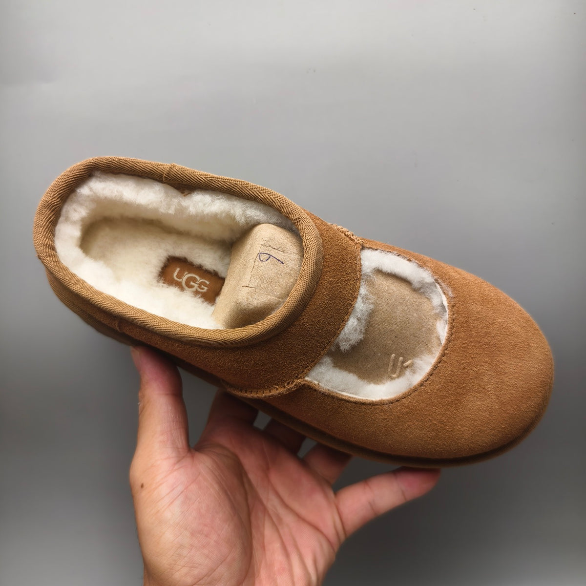 7612 Mary Jane Chunky Sole Fashion Shoes – Chestnut (In Stock)