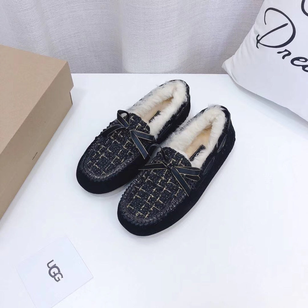 5623 Chanel-Style Driving Shoes – Black (Boss Lady Edition)