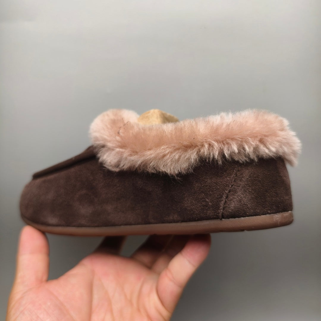 1391 Slip-On Casual Home Shoes – Chocolate Brown (In Stock)