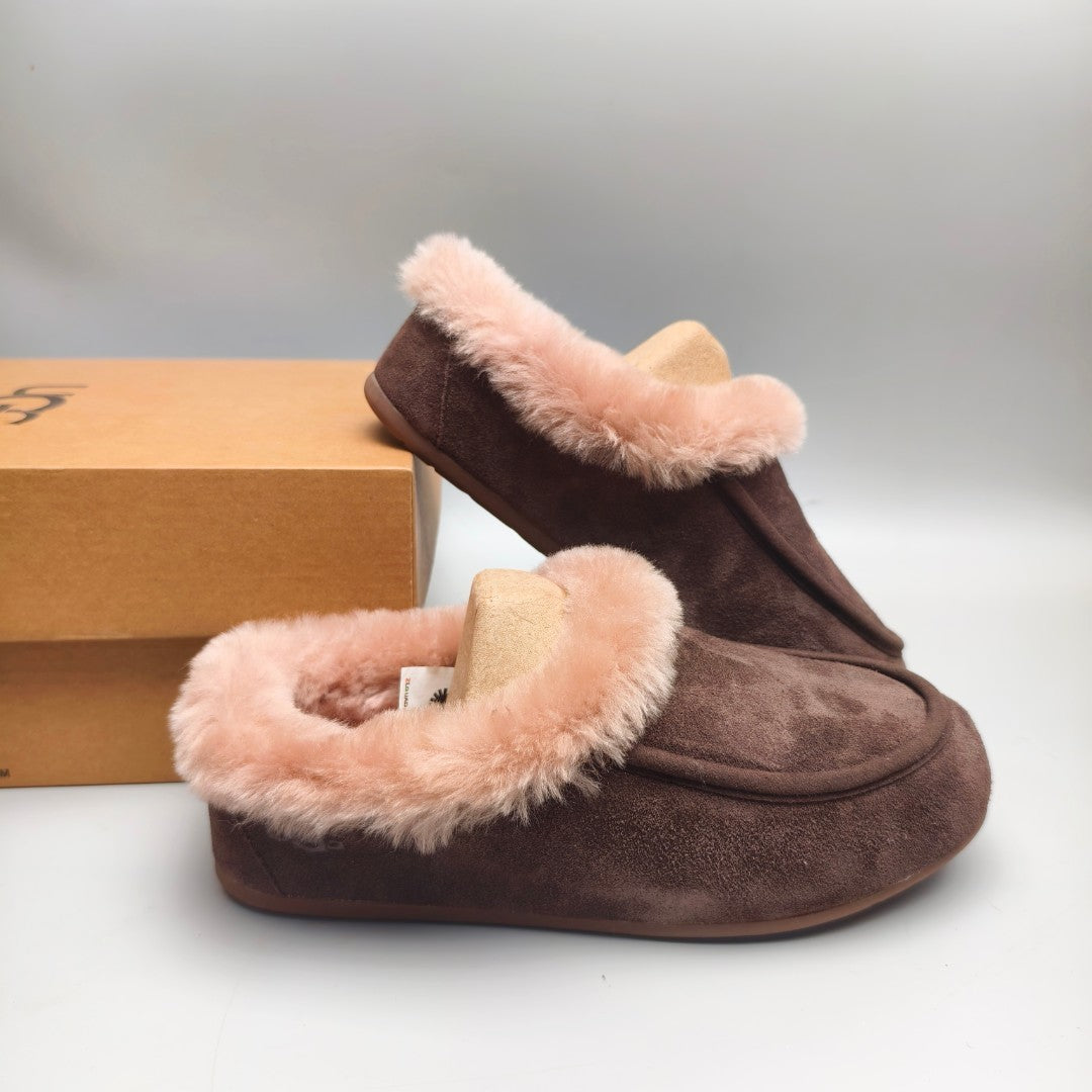 1391 Slip-On Casual Home Shoes – Chocolate Brown (In Stock)