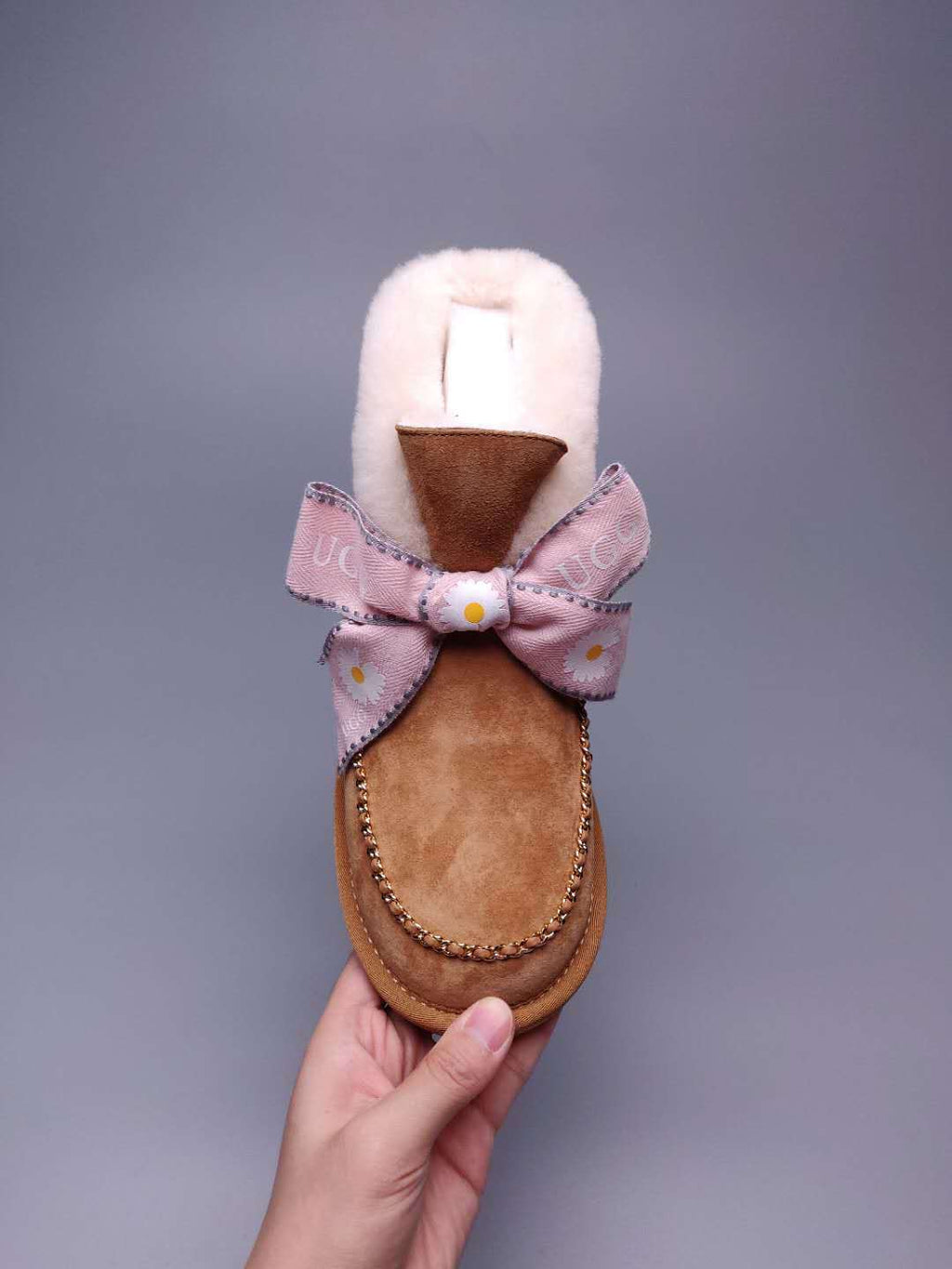 7888 Daisy Chain Ribbon Boots – Chestnut (In Stock)