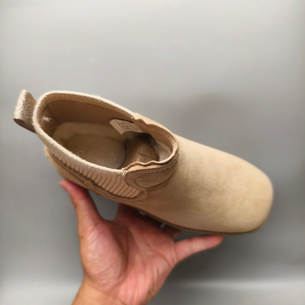 3258 5cm Thick-Sole Fashion Casual Shoes – Sand (In Stock)