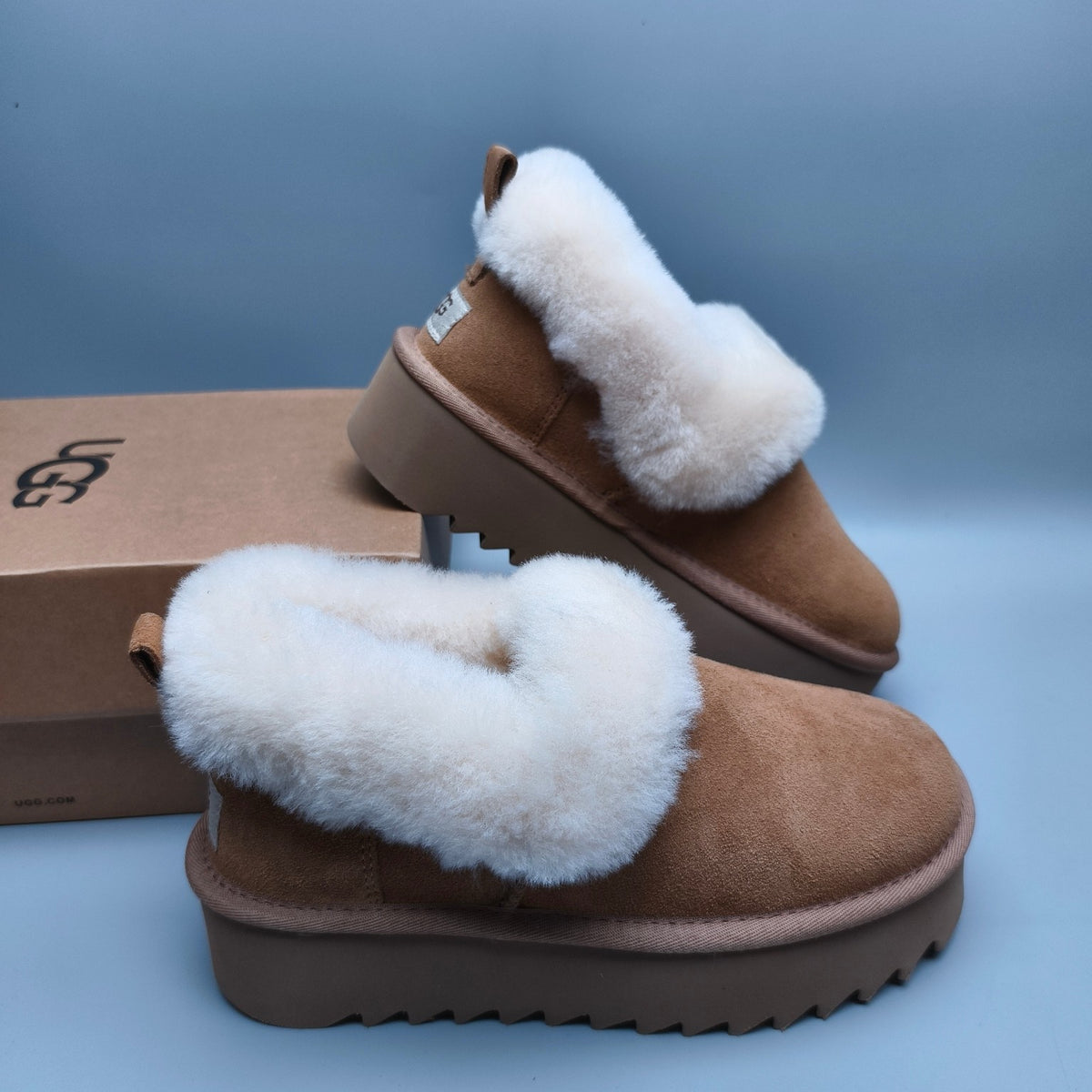 6733 Chunky Sole Casual Shoes – Chestnut (In Stock)