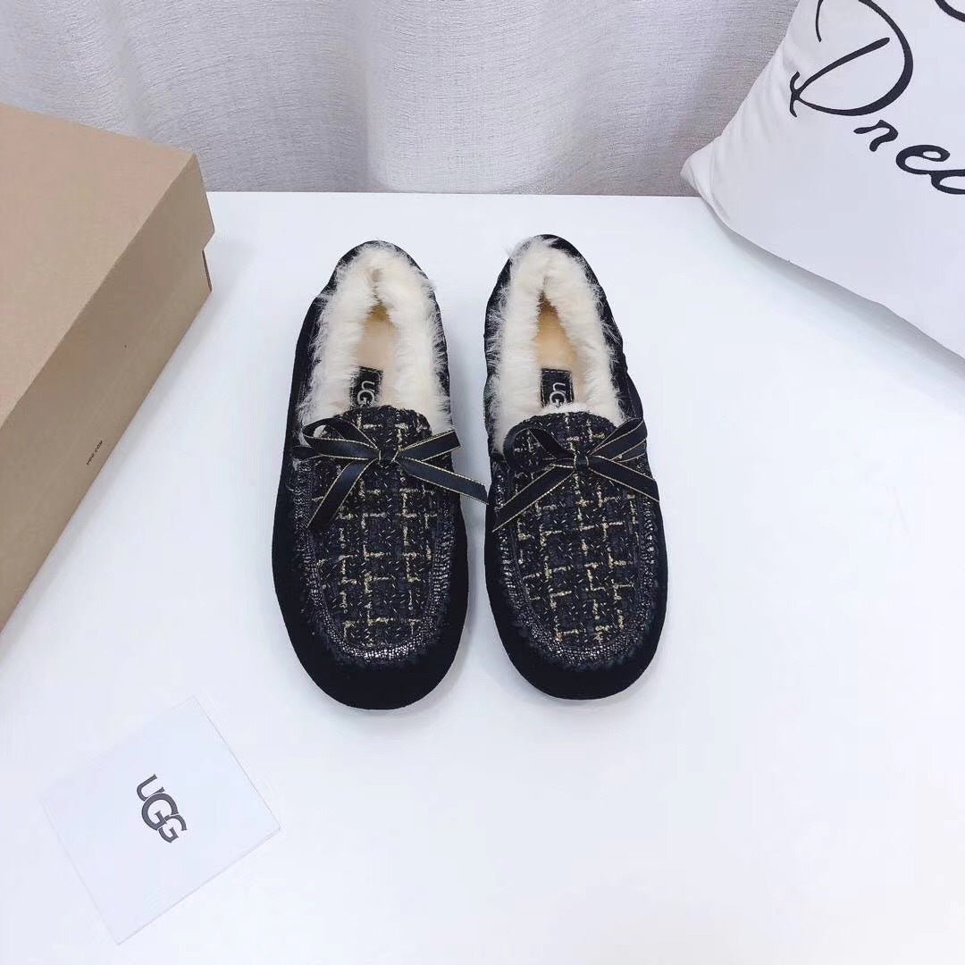 5623 Chanel-Style Driving Shoes – Black (Boss Lady Edition)