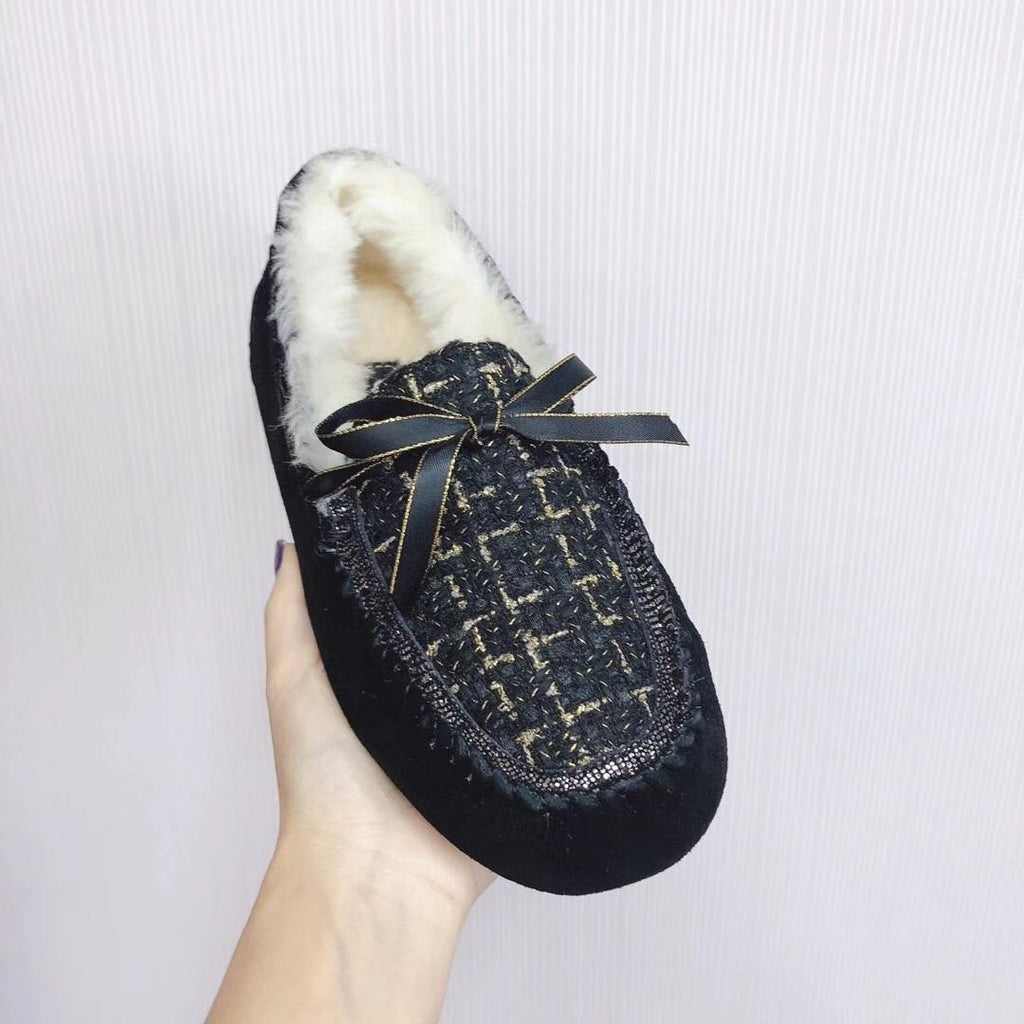 5623 Chanel-Style Driving Shoes – Black (Boss Lady Edition)