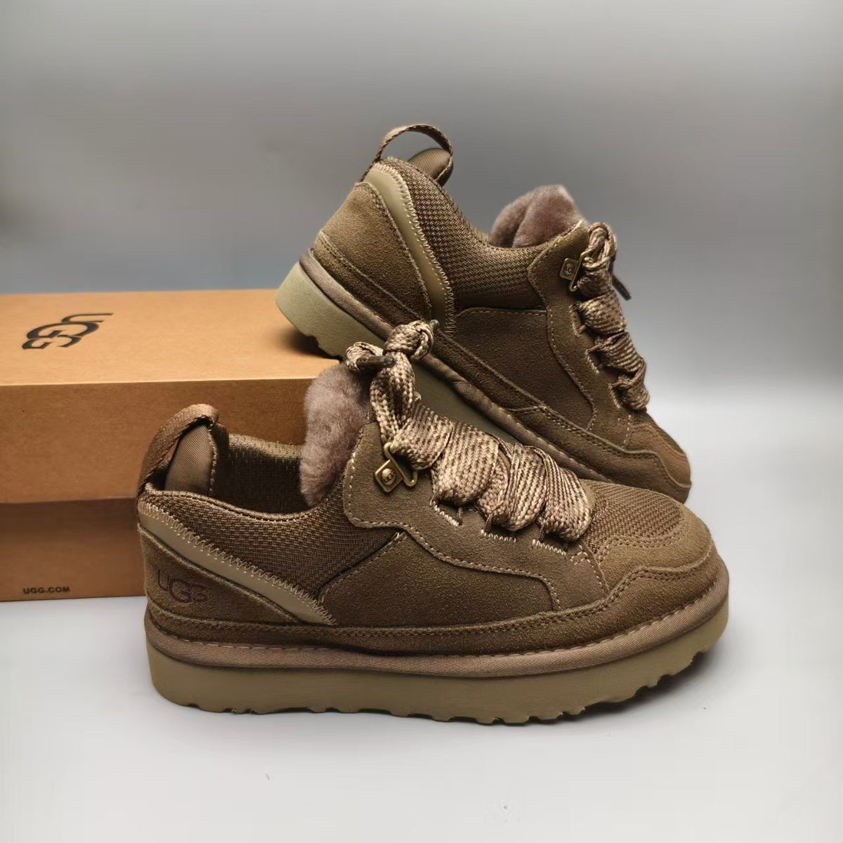 4032 Couples Mesh Athletic Casual Shoes – Walnut (In Stock)