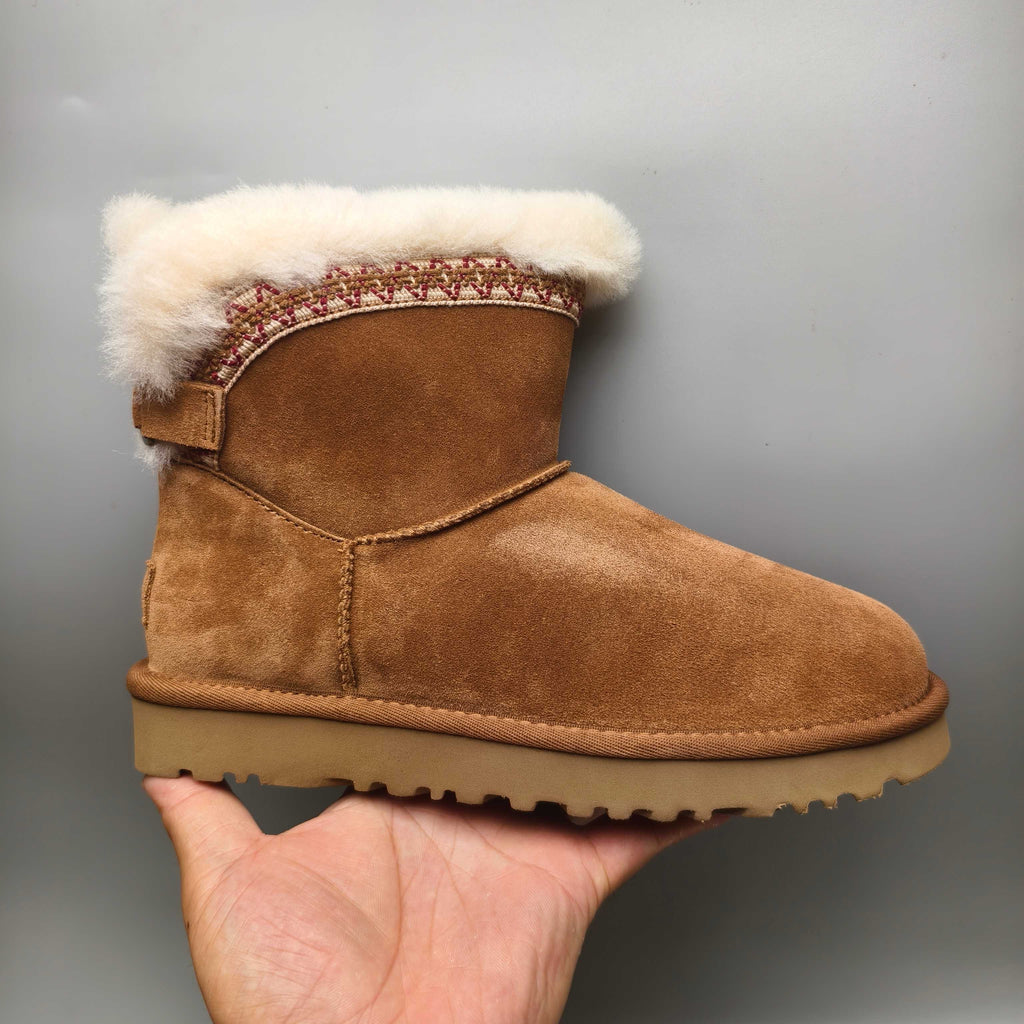 4517 Ethnic-Inspired Back-Strap Shoes – Chestnut (In Stock)