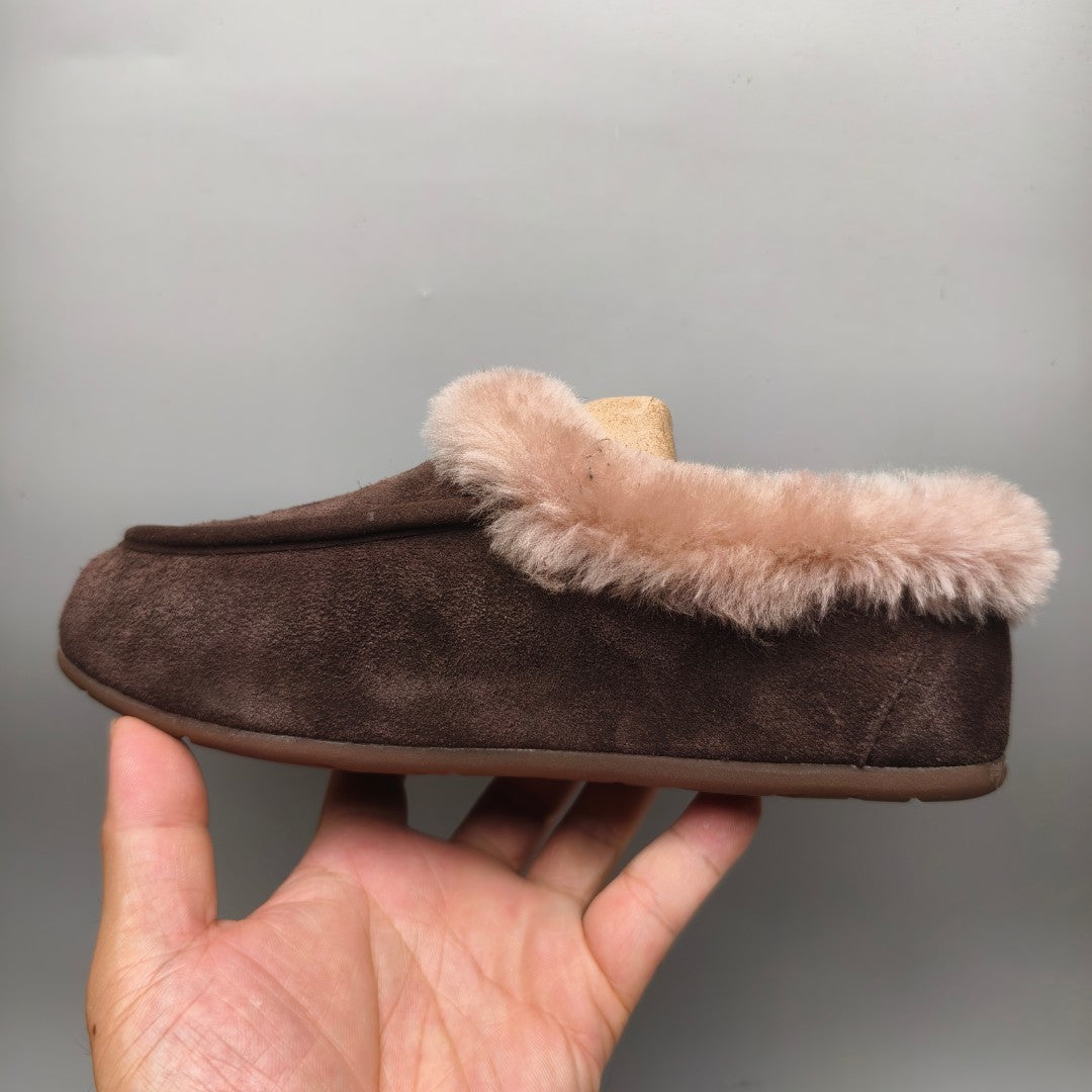 1391 Slip-On Casual Home Shoes – Chocolate Brown (In Stock)
